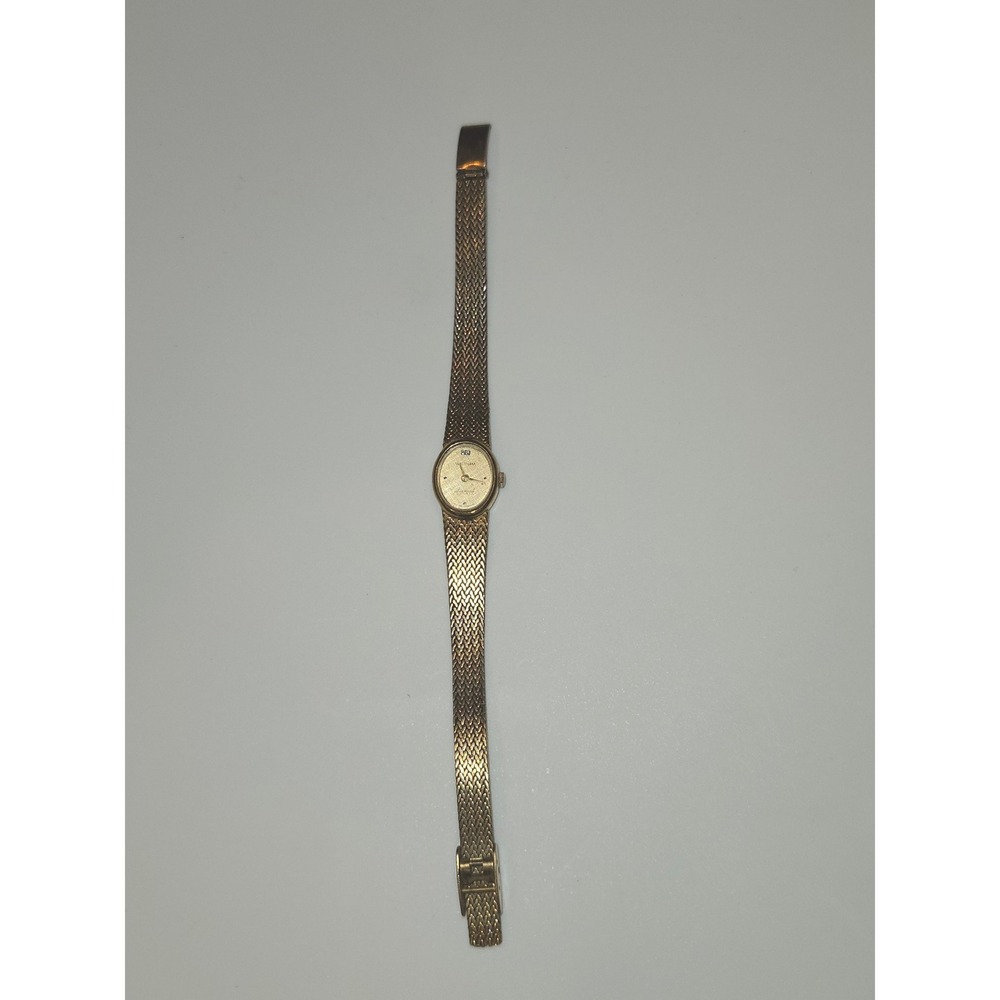 Waltham Diamond Quartz Women's Gold Tone Watch‎ | Japan Movt | YWL072
